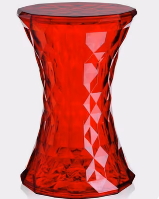 kartell stone rosso trasparente 