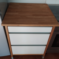 Cassettiera bravad Ikea legno