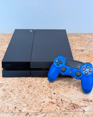 Console Ps4 fat 500 gb Fw 10.01 cavi e controller