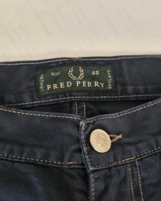 Pantaloni Fred Perry  blu scuro