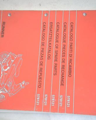 CATALOGO PARTI DI RICAMBIO RUNNER GILERA 578121