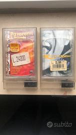2 musicassette Pavarotti e Celentano