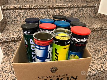 Set da 40 palline da tennis usate - marche varie