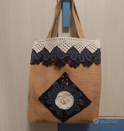 borsa tote da spiaggia o shopper
