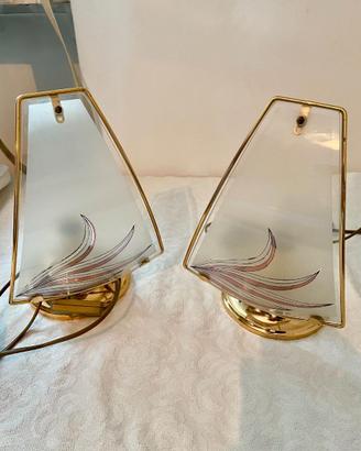 Lampade Abat Jour vetro - come nuove