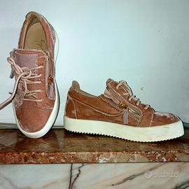 Sneakers Giuseppe Zanotti - Gail Velvet Rosa