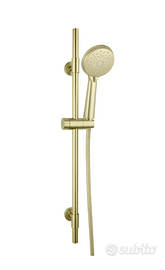 Set saliscendi doccia 66 cm Young inox oro opaco