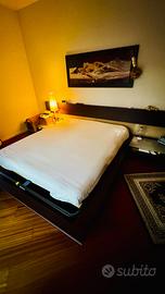 Letto matrimoniale lusso moderno in legno