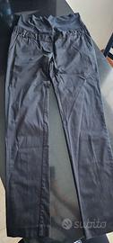 Pantaloni neri premaman tagli Xs