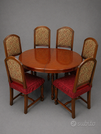 tavolo allungabile e sedie