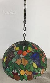 Lampadario vetro a piombo