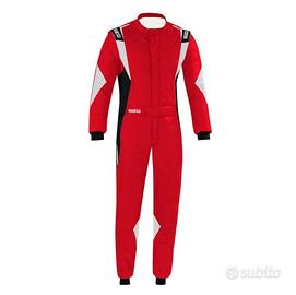 SPARCO TUTA SUPERLEGGERA ROSSA OM. FIA - taglia 52