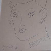 Volto di donna Alberto Manfredi 1986