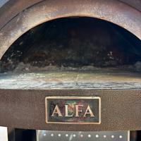 Forno a legna alfa one +carrello e copertura