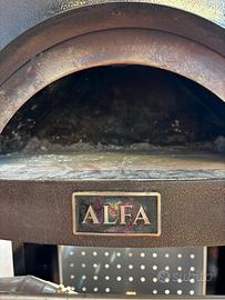 Forno a legna alfa one +carrello e copertura