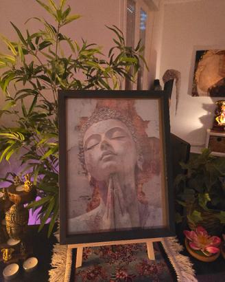 Buddha Femminile 33x43 cm