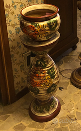 Colonna Porta Vaso con Vaso