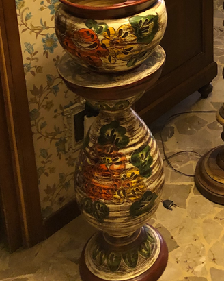 Colonna Porta Vaso con Vaso