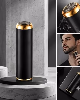 Rasoio Elettrico Barba Ricaricabile USB Portatile