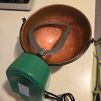 Paiolo rame elettrico polenta