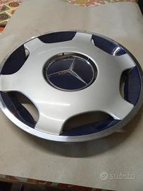 Set 4 copricerchi d'epoca orig.Mercedes in metallo