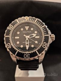 Nautica A18630GS Diver 47 mm 200M – Acciaio e Sili
