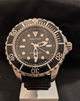 Nautica A18630GS Diver 47 mm 200M – Acciaio e Sili