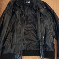 giubbotto similpelle uomo 