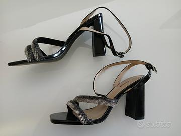 scarpe aperte con tacco nuove