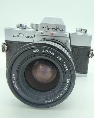 Minolta SRT 100X + Minolta MD Zoom 35-70mm USATO