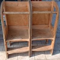 Torre montessoriana con lavagna