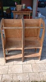 Torre montessoriana con lavagna