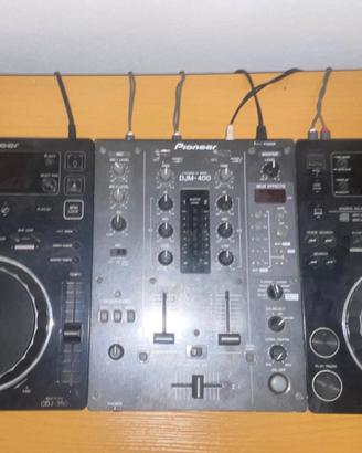 DJM400+CDJ350