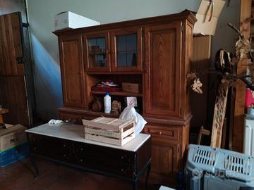 mobile credenza in legno massello di castagno 