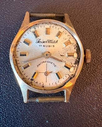 Lotto 2 orologi Oro 750 18K Kaiser Watch