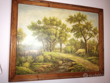 Quadro pittura a olio su tela 130 X 103