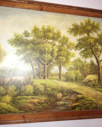 Quadro pittura a olio su tela 130 X 103