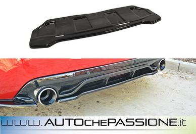 Estrattore posteriore liscio per Peugeot 308 II GT