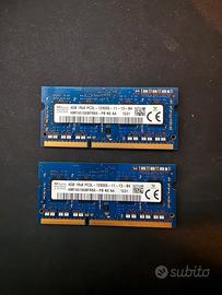 RAM SK Hynix 8GB (2x4GB) DDR3L SO-DIMM 1600MHz