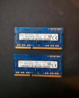 RAM SK Hynix 8GB (2x4GB) DDR3L SO-DIMM 1600MHz