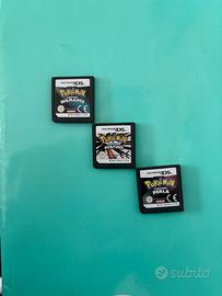 🎮Lotto di 3 giochi Pokémon per Nintendo DS (solo
