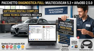 Multiecuscan 5.3 + AlfaOBD - diagnosi FULL stampa
