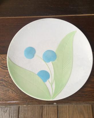 Piatto ceramica Galvani Pordenone anni 30