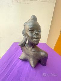 Figura donna africana Terracotta anni 50
