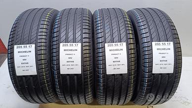 4 GOMME 205 55 17 MICHELIN RIF3497