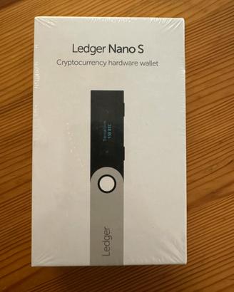 Ledger Nano S nuovo, sigillato, mai aperto