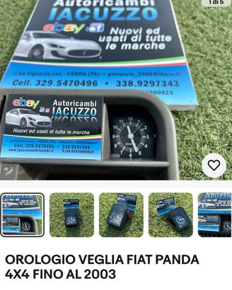 OROLOGIO VEGLIA BORLETTI FIAT PANDA 4X4