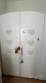 ARMADIO NANAN PUCCIO CUORE ROSA