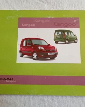 RENAULT KANGOO Manuale uso e manutenzione/istruzio