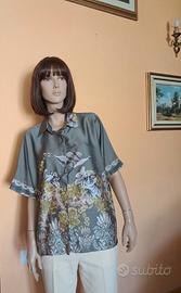 Camicia da donna stile kimono / oversize 